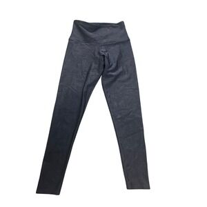 Onzie High Rise Camo Embossed Leggings Gray Athletic Yoga Pants Women Small/Med